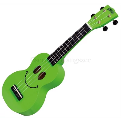 Ukulele zöld, mosolygós