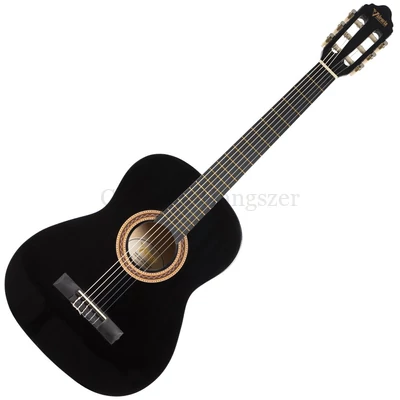 Klasszikus gitár 3/4 Valencia, fekete