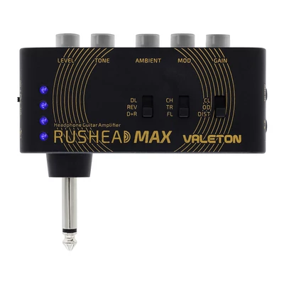 Fejhallgató erősítő mini, gitárhoz, Valeton Rushead Max