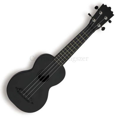 Ukulele szoprán, matt, fekete