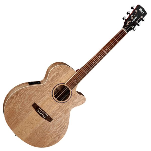 Cort akusztikus gitár EQ-val, Ash Burl, matt natúr