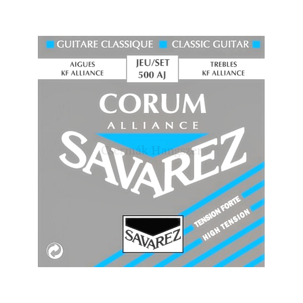 Klasszikus gitárhúrkészlet Savarez Corum Rouge