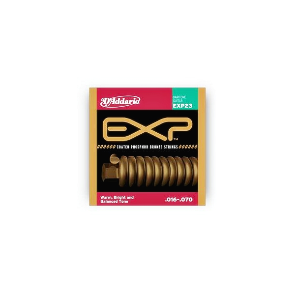 Akusztikus gitárhúrkészlet D'Addario EXP23 PB baritone