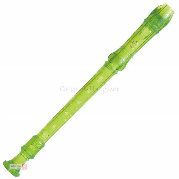 Furulya Yamaha szoprán germán, átlátszó acélzöld, 