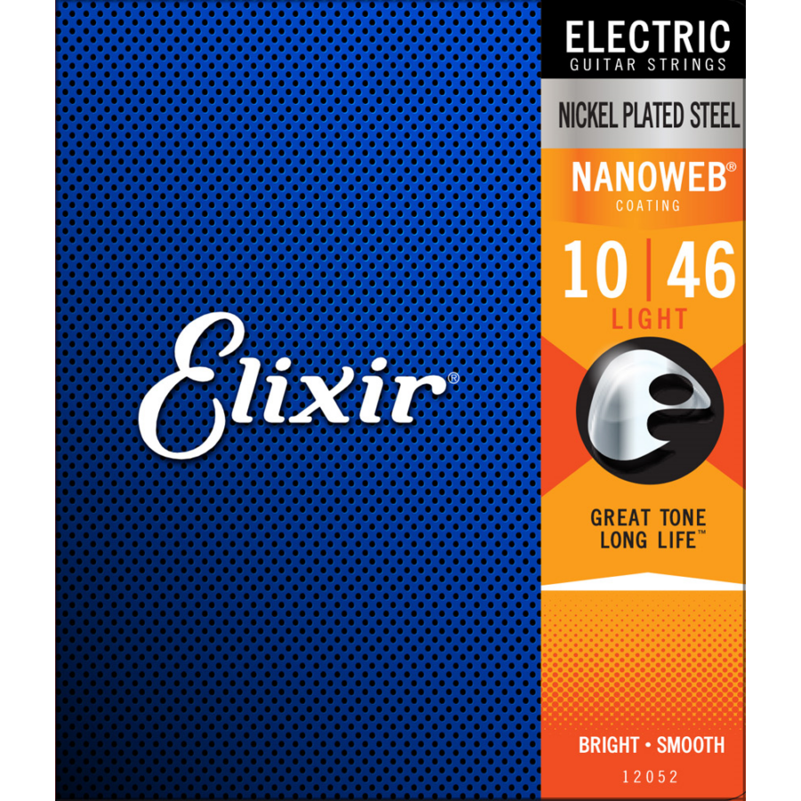 Elektromosgitár húrkészlet Elixir10-46 Light NanoWeb Nickel Plated Steel
