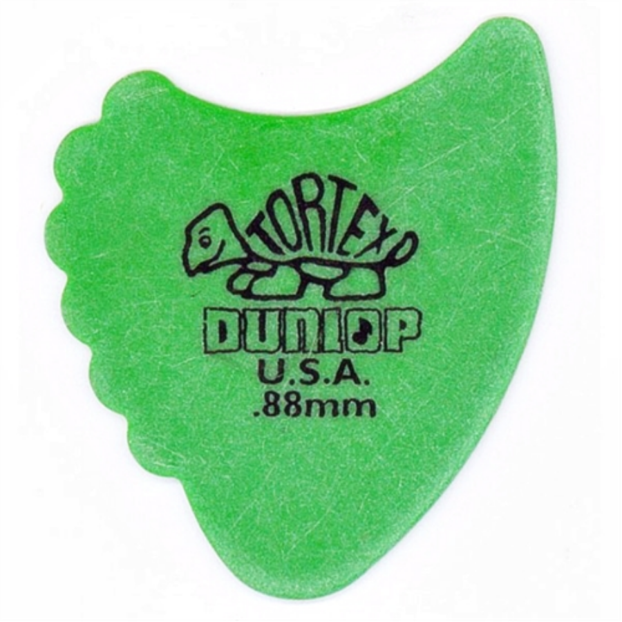 Pengető Dunlop 0.88 mm Tortex Fins zöld
