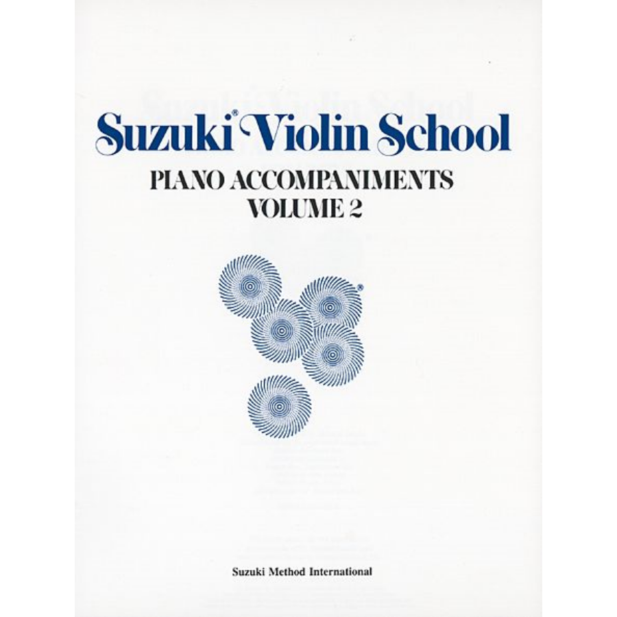 SUZUKI VIOLIN SCHOOL PIANO ACCOMPANIMENTS VOLUME 2.