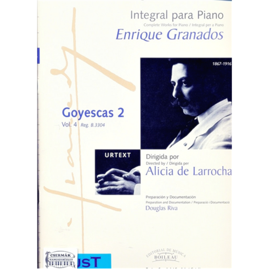 GOYESCAS 2. VOL.4. PIANO SOLO