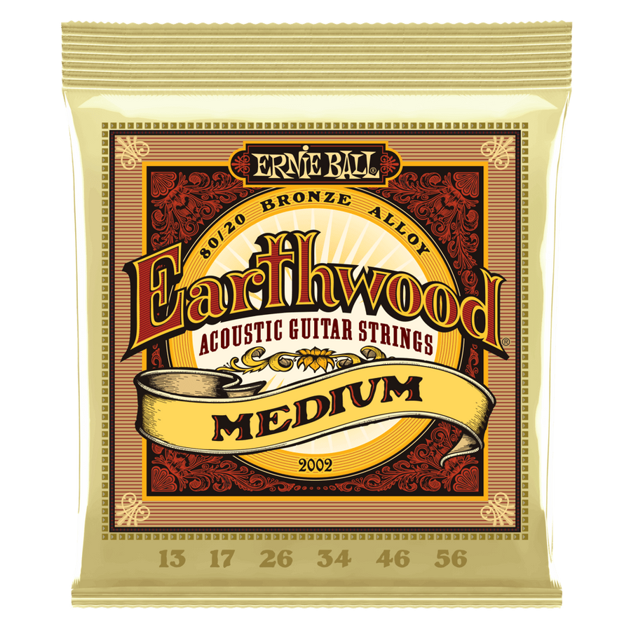 Akusztikus gitárhúrkészlet Ernie Ball médium 13-56