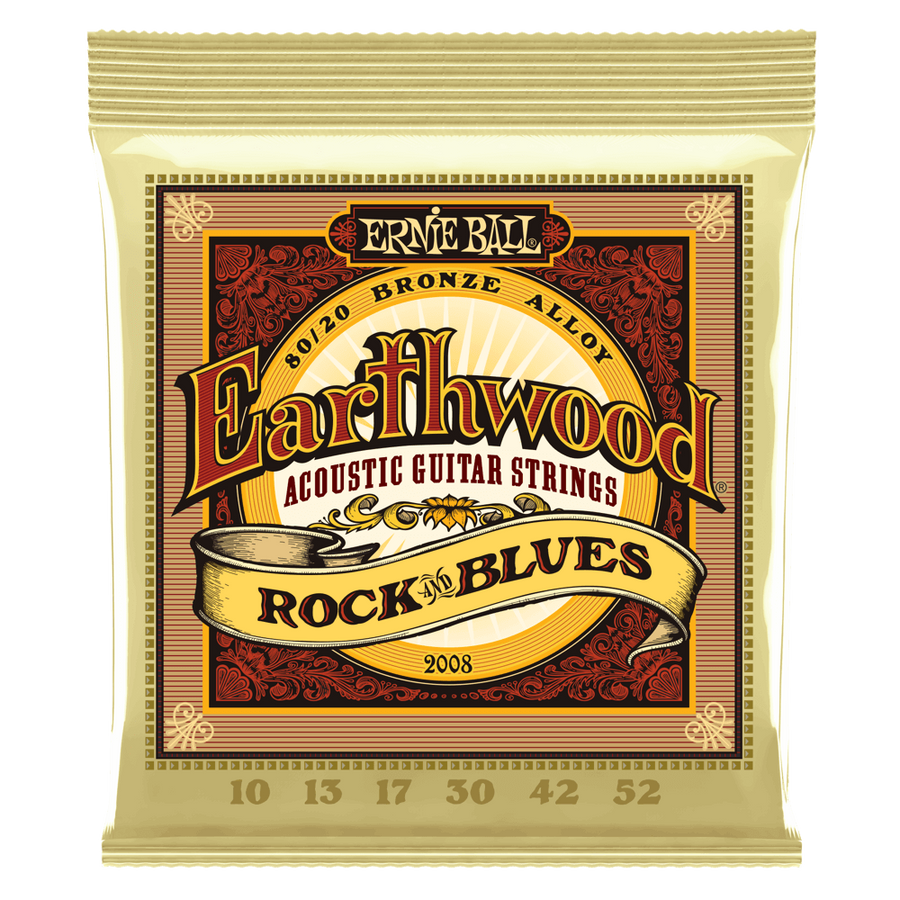 Akusztikus gitárhúrkészlet Ernie Ball Rock Blues 10-52