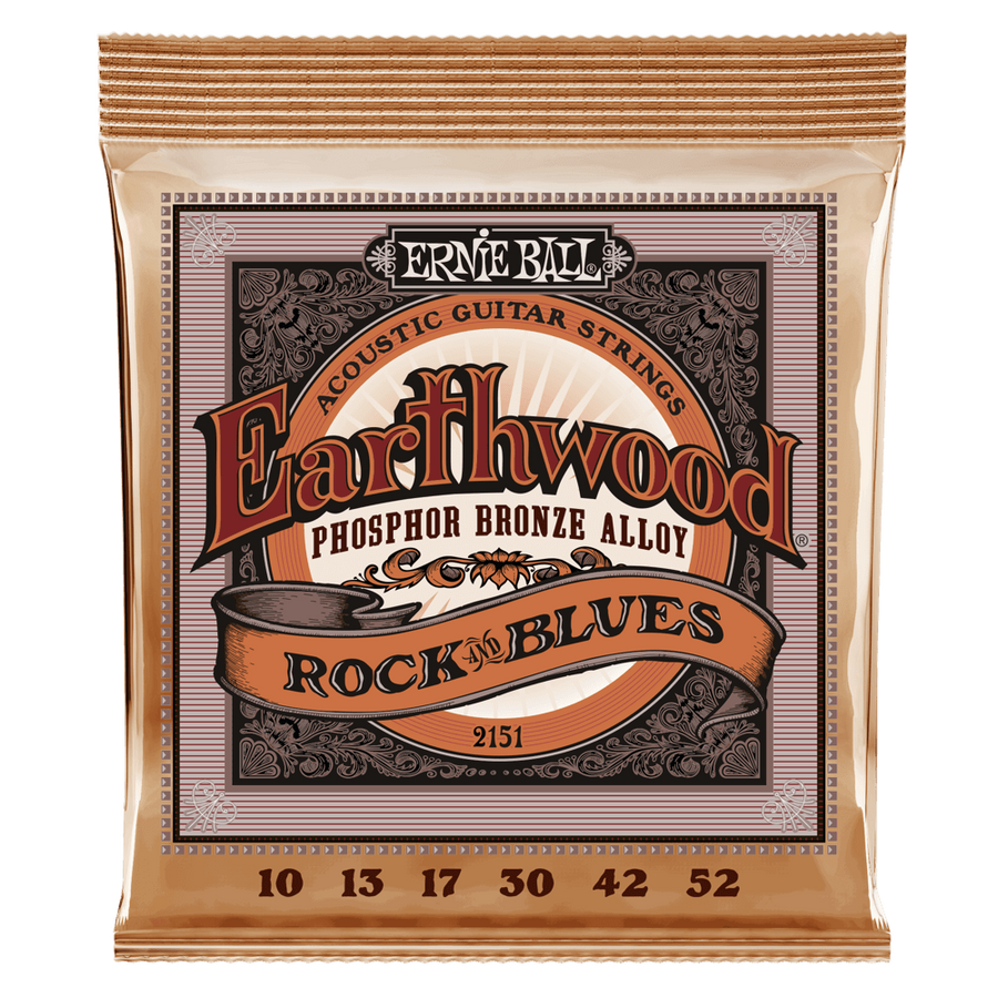 Akusztikus gitárhúrkészlet Ernie Ball Ph. bronz Rock&Blues 10-52