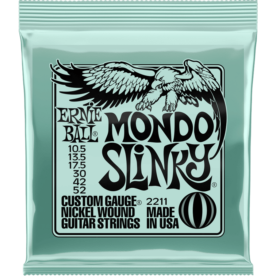 Elektromosgitár húrkészlet Ernie Ball nickel wound mondo slinky 10.5-52