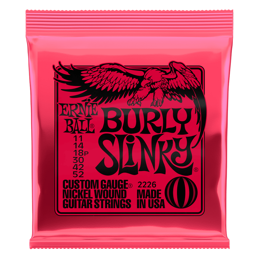 Elektromos gitárhúrkészlet Ernie Ball Burly Slinky 11-52