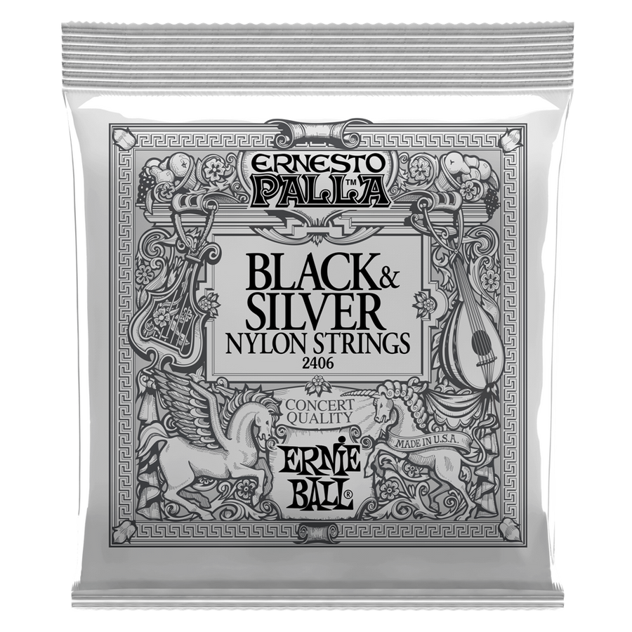 Klasszikus gitárhúr Ernie Ball back & silver