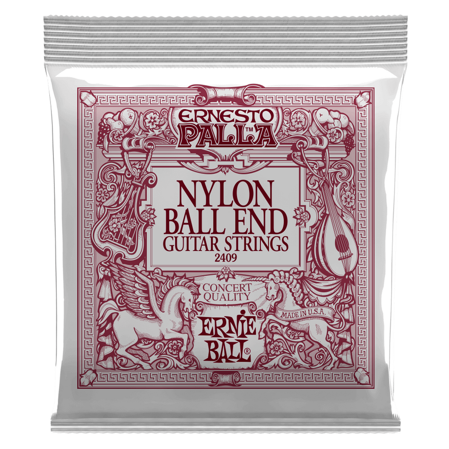 Klasszikus gitárhúr Ernie Ball, black, ball end
