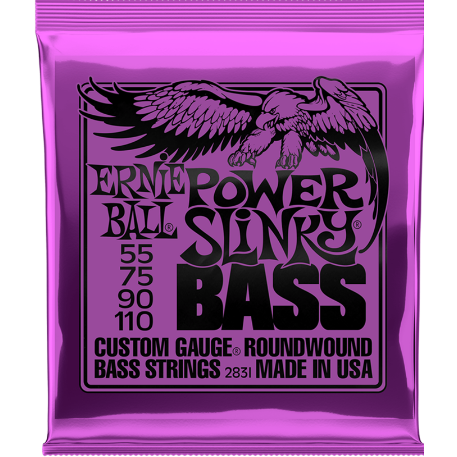 Basszusgitár húrkészlet Ernie Ball Power Steel B.Extra Slinky 55-110