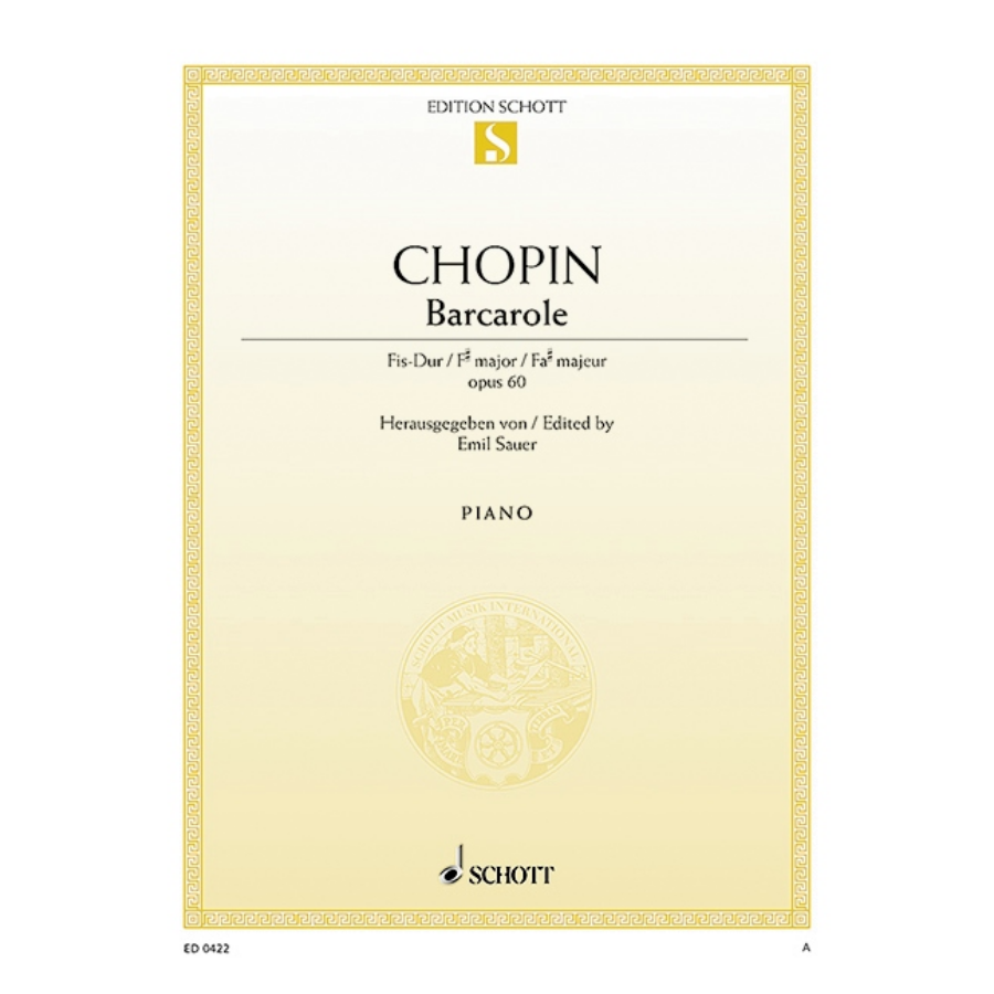 Chopin, Frédéric, Barcarole Fis-Dur