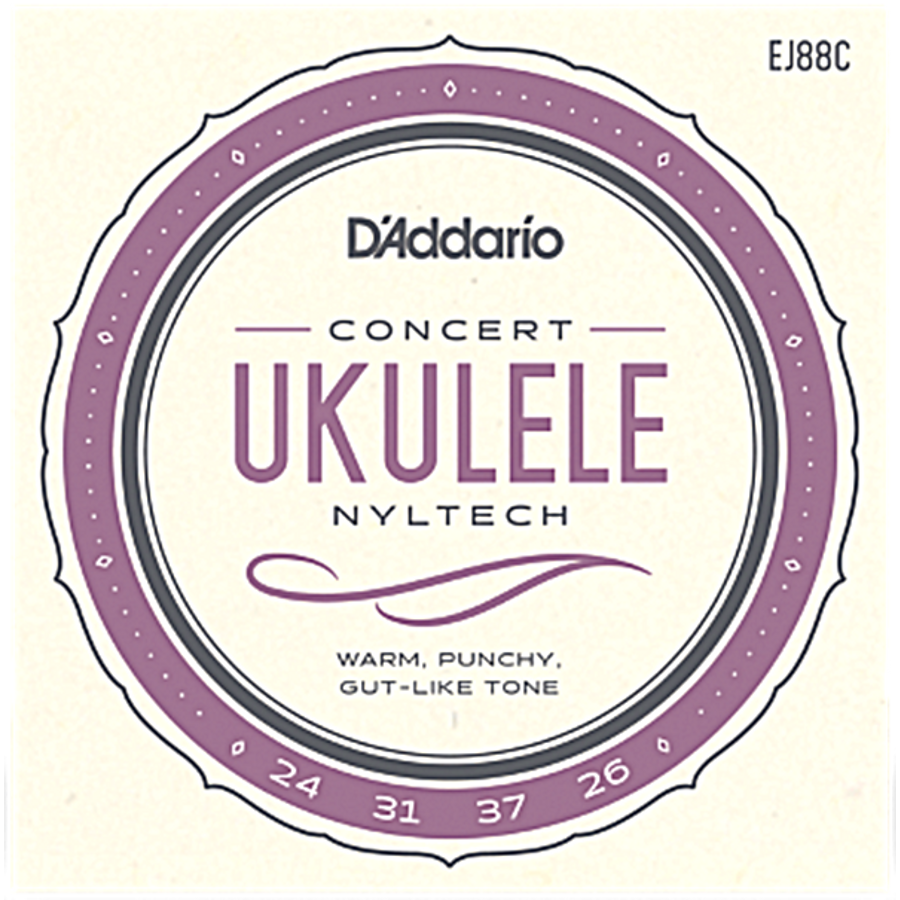 Ukulele húrkészlet koncert D'addario Nyltech