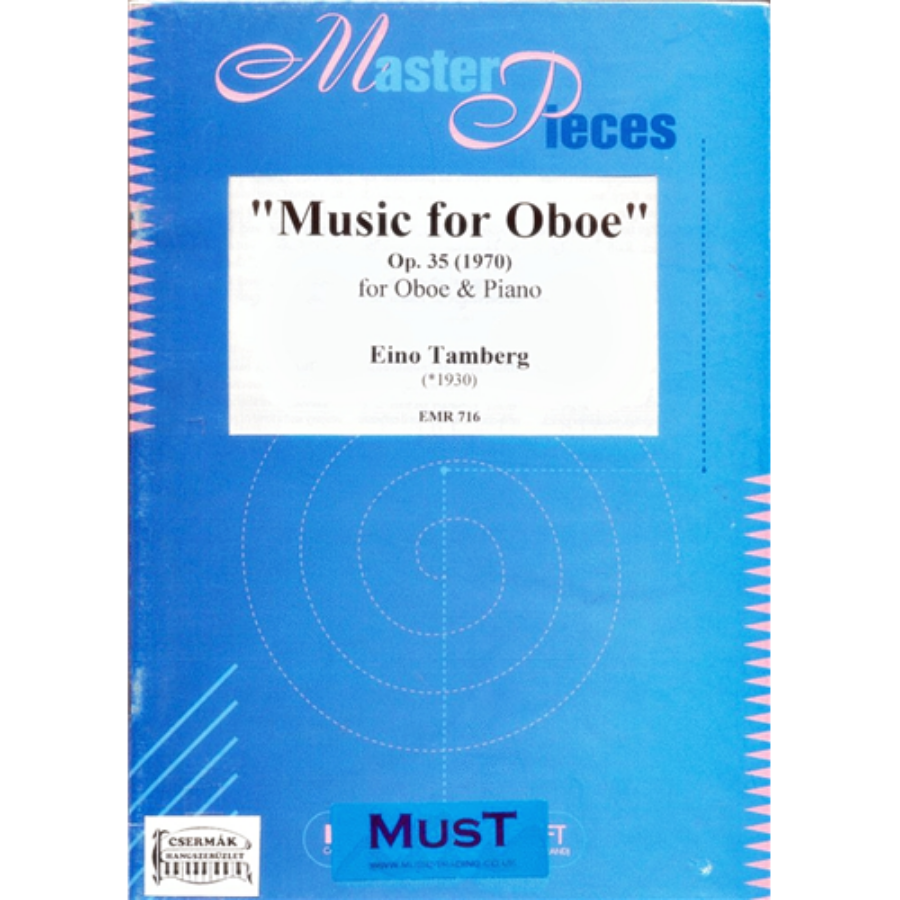 MUSIC FOR OBOE OP.35 (1970)FOR OBOE& PIANO