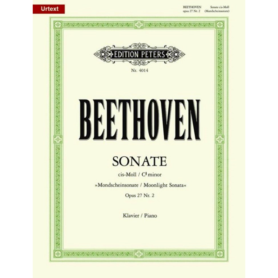 Beethoven, Ludwig van, Sonata in C# minor Op.27 No.2 'Moonlight'