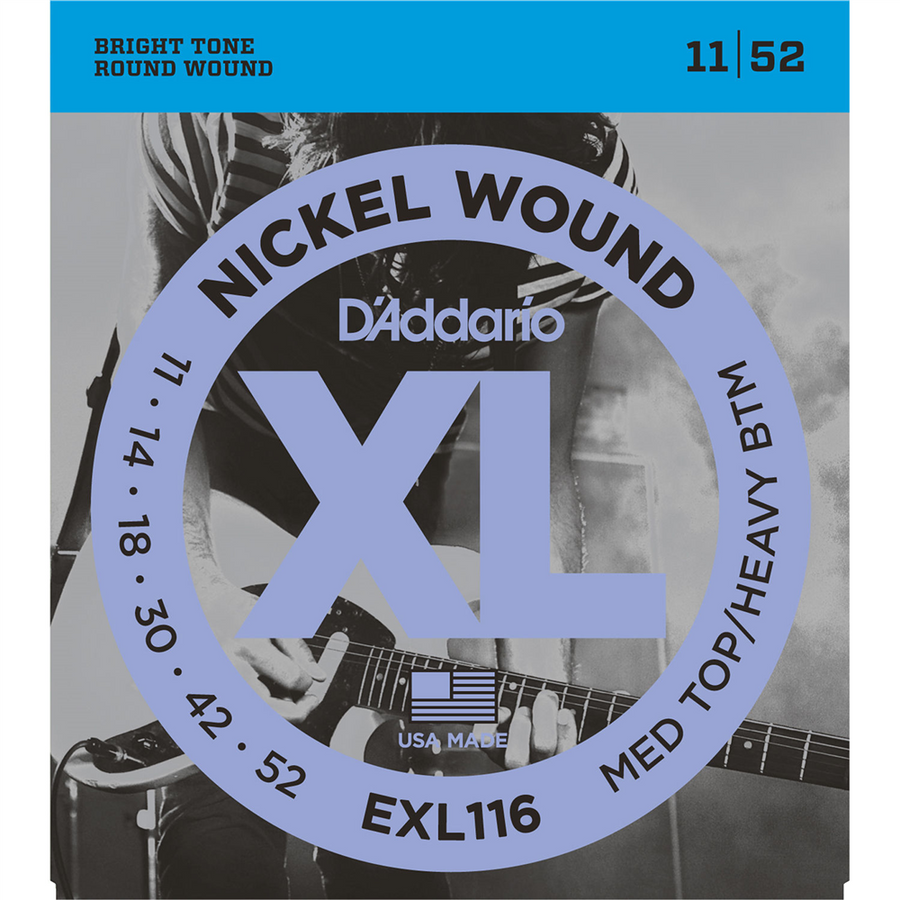 Elektromos gitárhúrkészlet D'addario 11-52