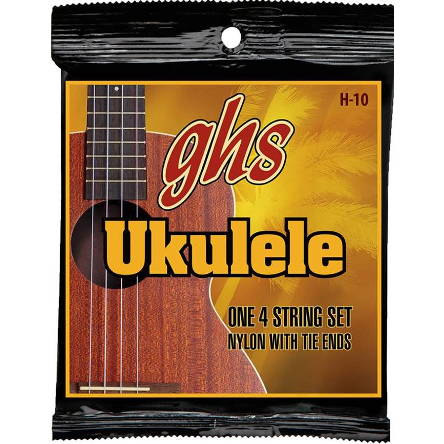 Ukulele húrkészlet szoprán és koncerthez. GHS fekete