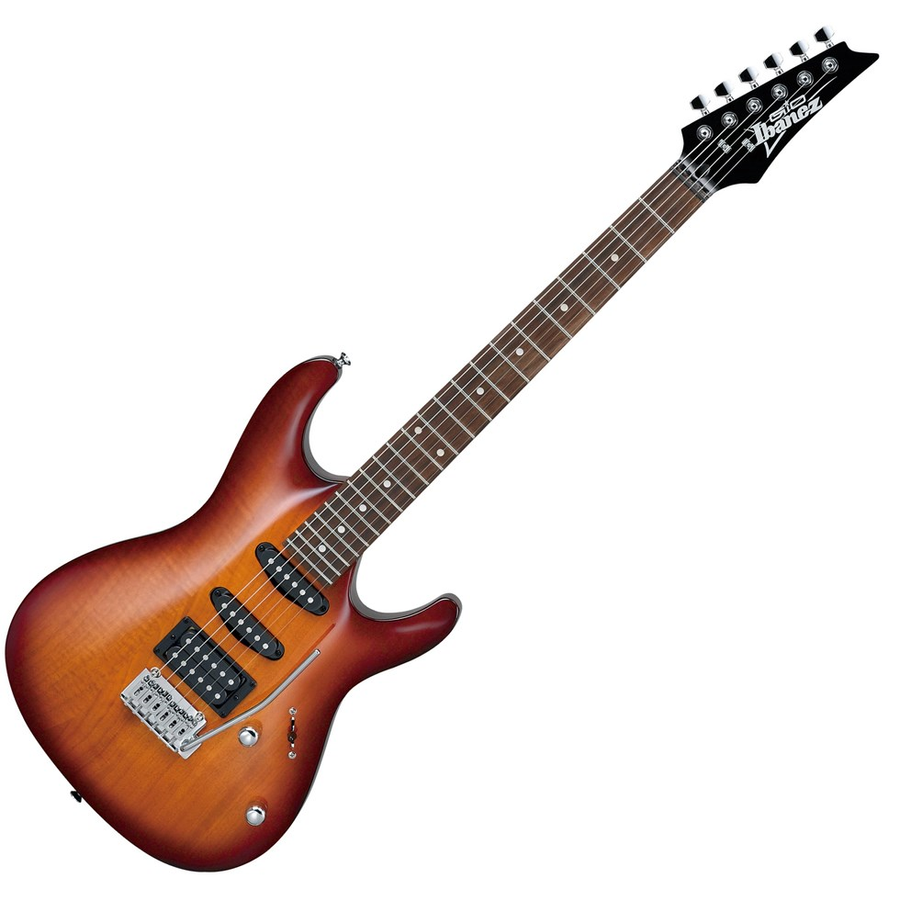 Elektromos gitár Ibanez brown sunburst