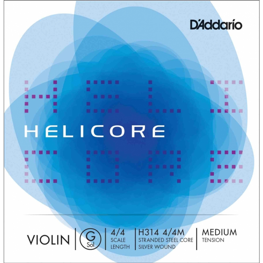 Hegedűhúr D'Addario Helicore darab "G" Médium