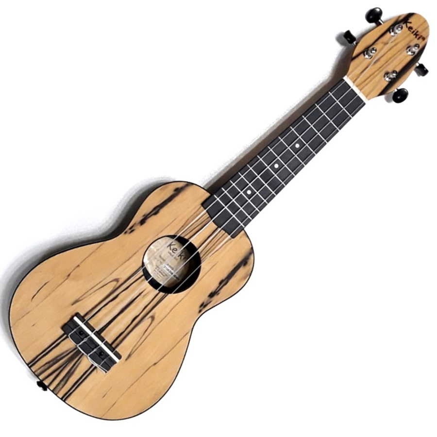 Ukulele szoprán készlet, Keiki + csiptetős hangoló, tok, heveder, 5 pengető
