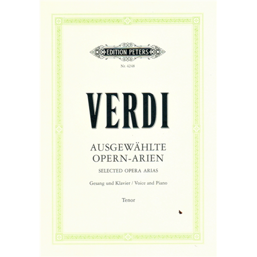 OPERN-ARIEN.GESANG UND KLAVIER.TENOR