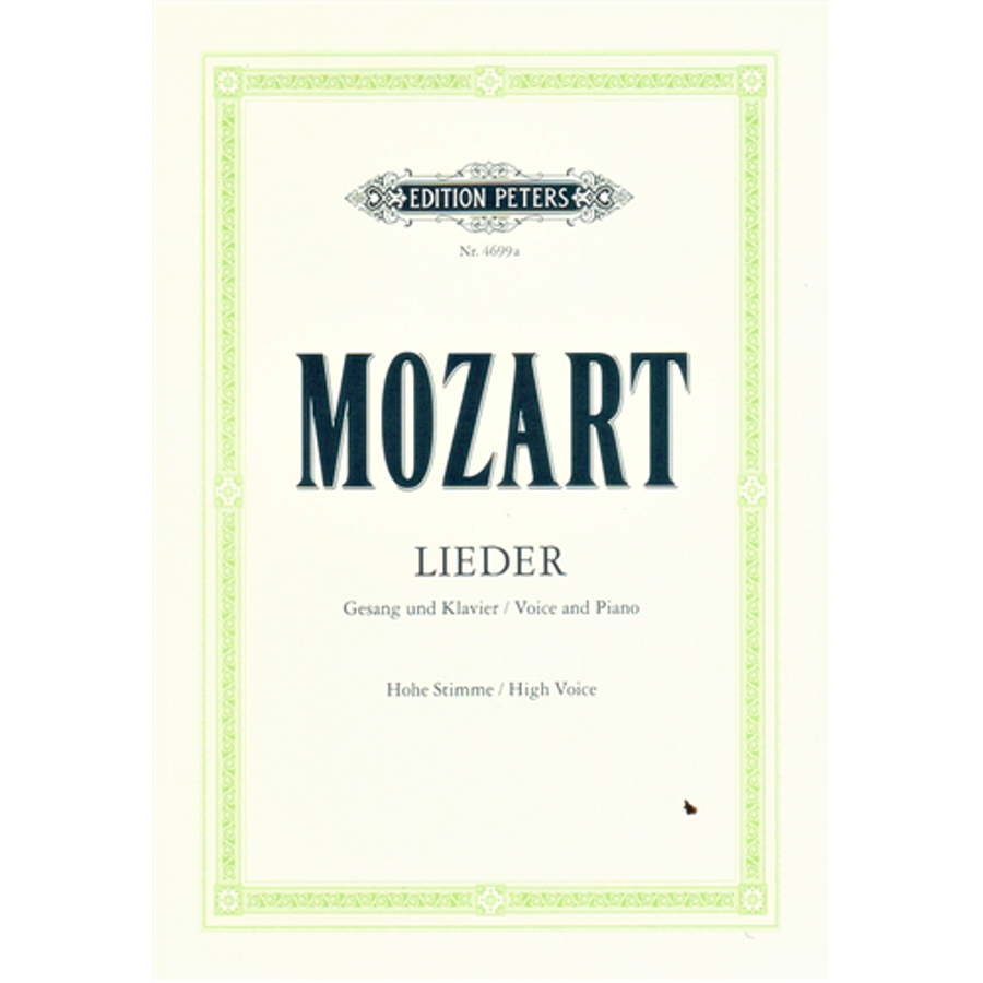 LIEDER. GESANG UND KLAVIER  HOHE STIMME