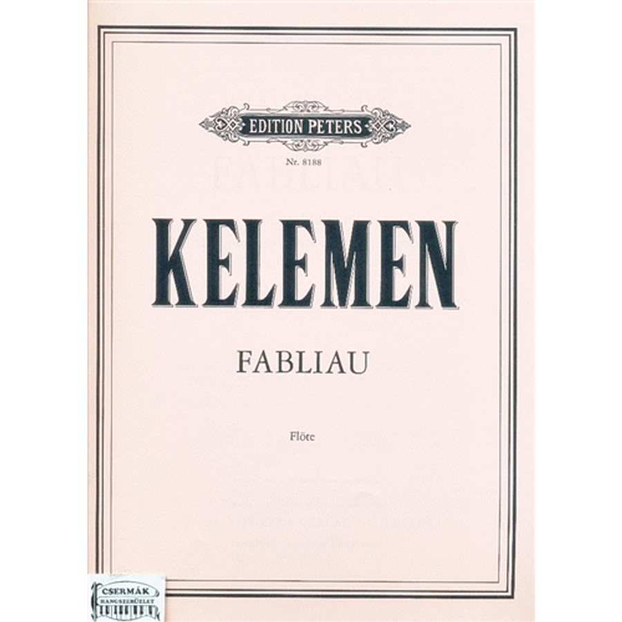 FABLIAU  FÜR FLÖTE