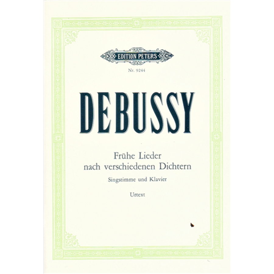 FRÜHE LIEDER NACH VERSCHIEDENEN DICHTERN. SINGSTIMME UND KLAVIER.