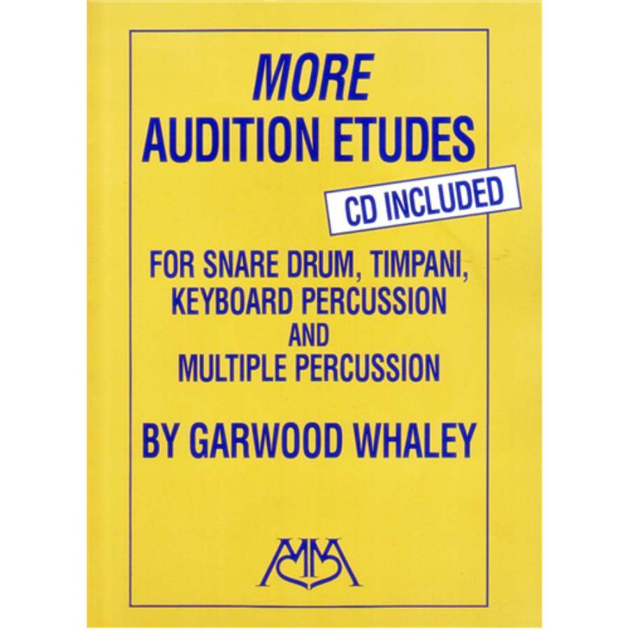 MORE AUDITION ETUDES-PERCUSSION +CD