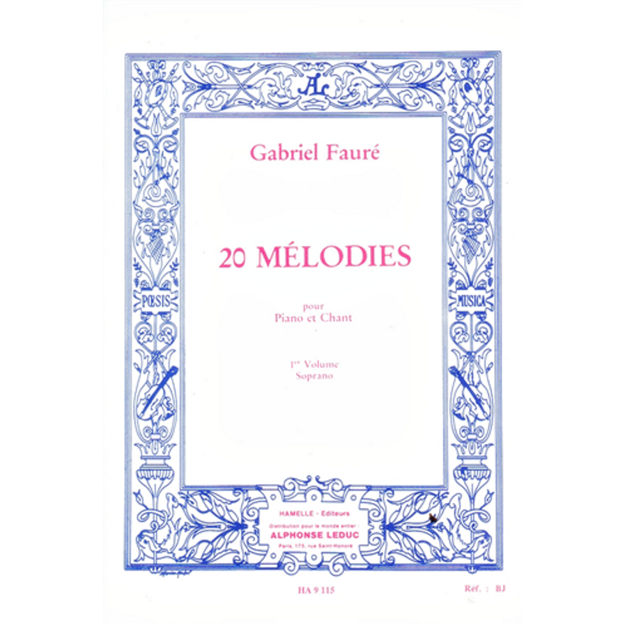 60 MÉLODIES POUR PIANO ET CHANT.1ER VOLUME - SOPRANO