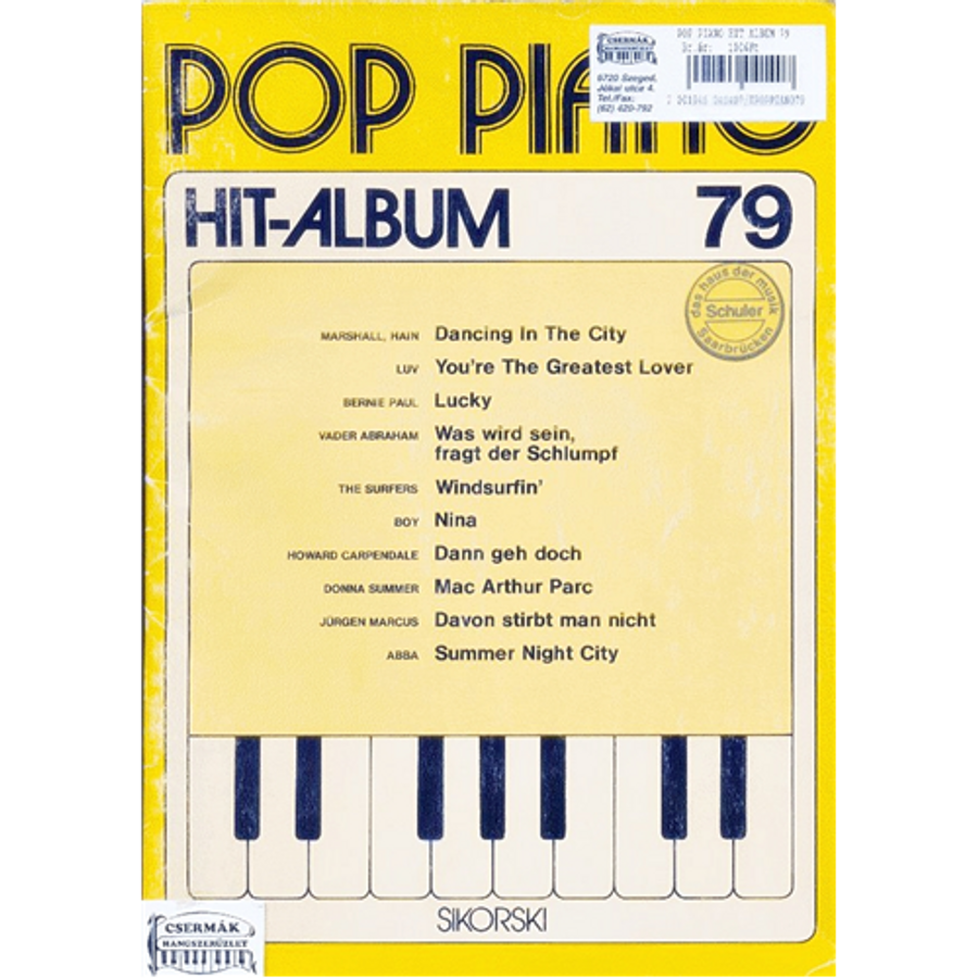 POP PIANO HIT ALBUM 79