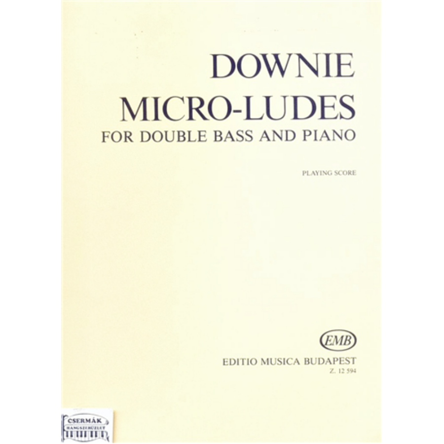 MICRO-LUDES FOR DOUBLE BASS AND PIANO