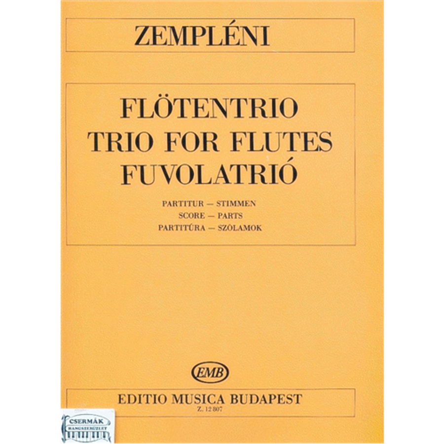 FUVOLATRIÓ   PARTITÚRA-SZÓLAMOK