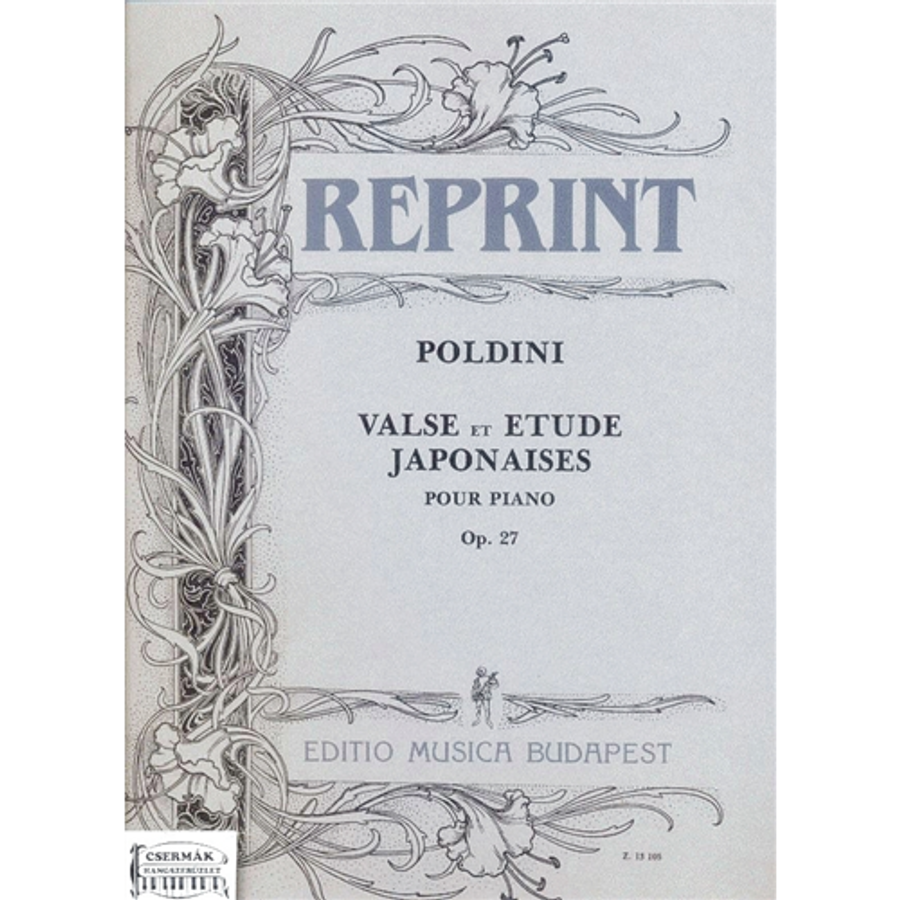VALSE ET ETUDE JAPONAISES   POUR LEPIANO OP.27.