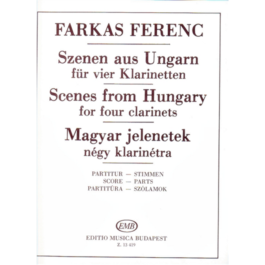 MAGYAR JELENETEK NÉGY KLARINÉTRA
