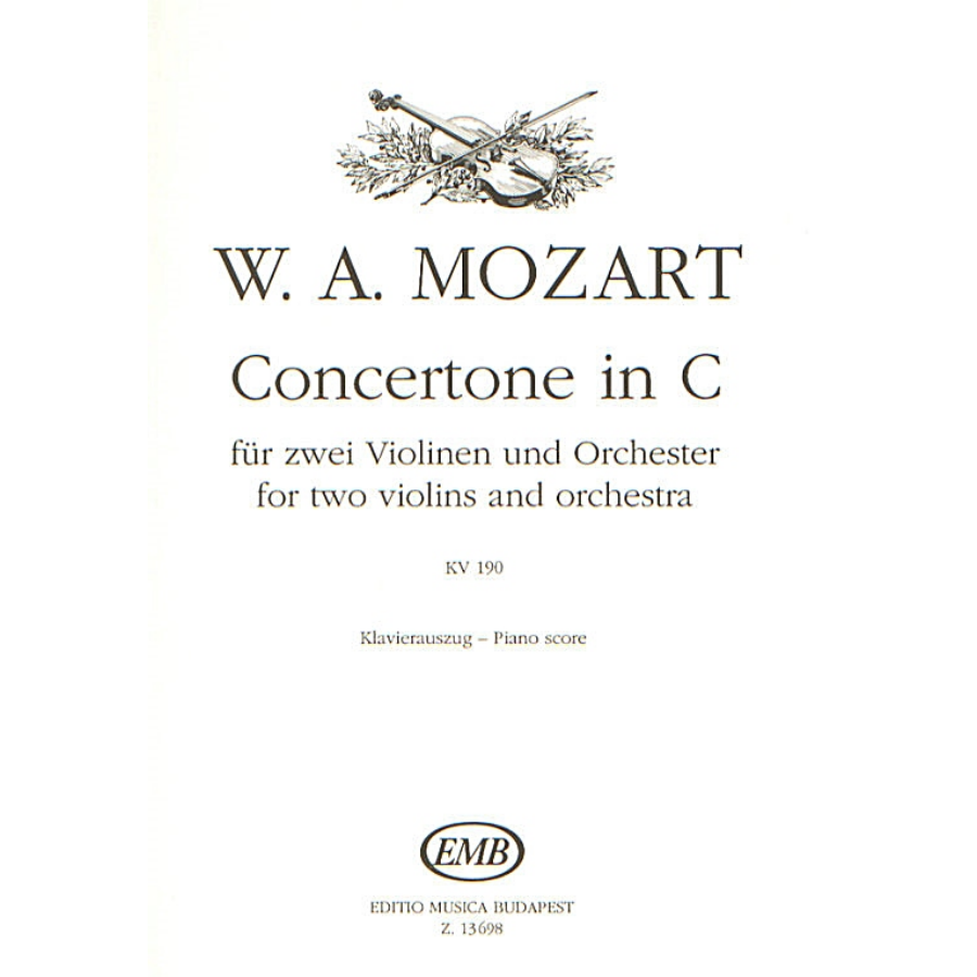 Mozart, Concertone in C