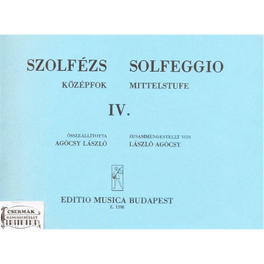 SZOLFÉZS KÖZÉPFOK IV.