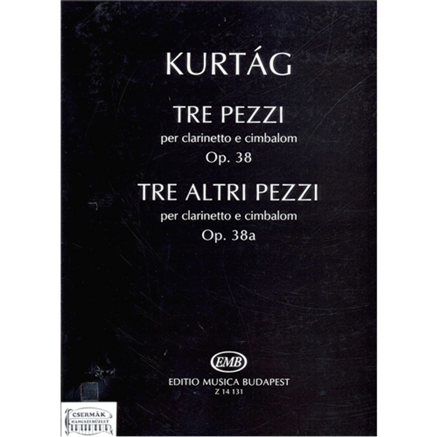 TRE PEZZI OP.38, TRE ALTRI PEZZI OP.38A. PER CLARINETTO E CIMBALOM