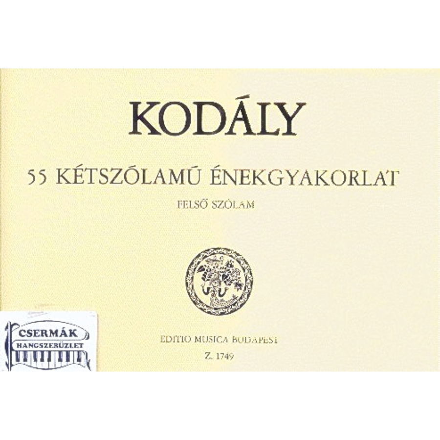 55 Kétszólamú énekgyakorlat FSZ