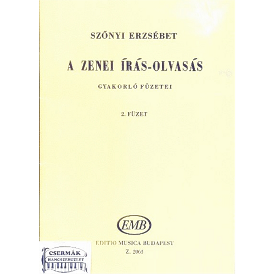 A ZENEI IRÁS-OLVASÁS GYAKORLÓ FÜZETEI,2.FÜZET