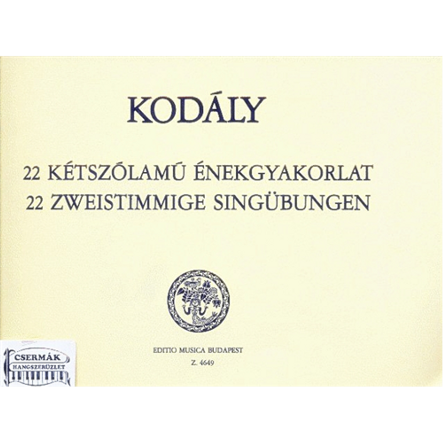22 KÉTSZÓLAMÚ Ének