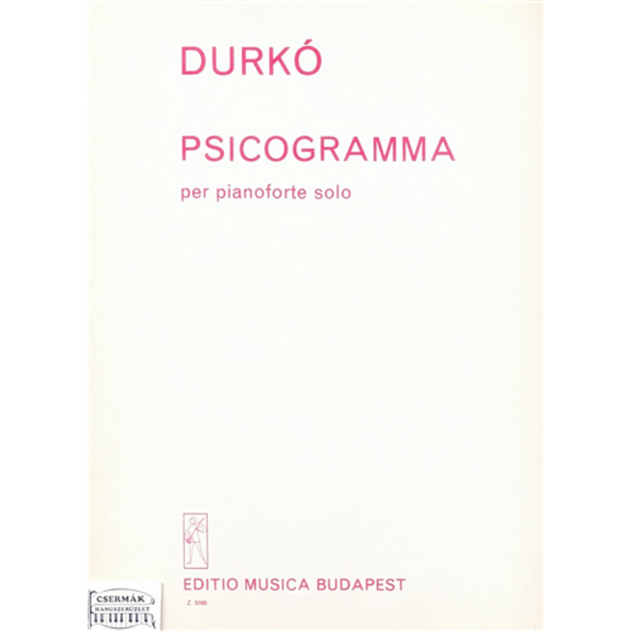 PSICOGRAMMA  PER PIANOFORTE SOLO