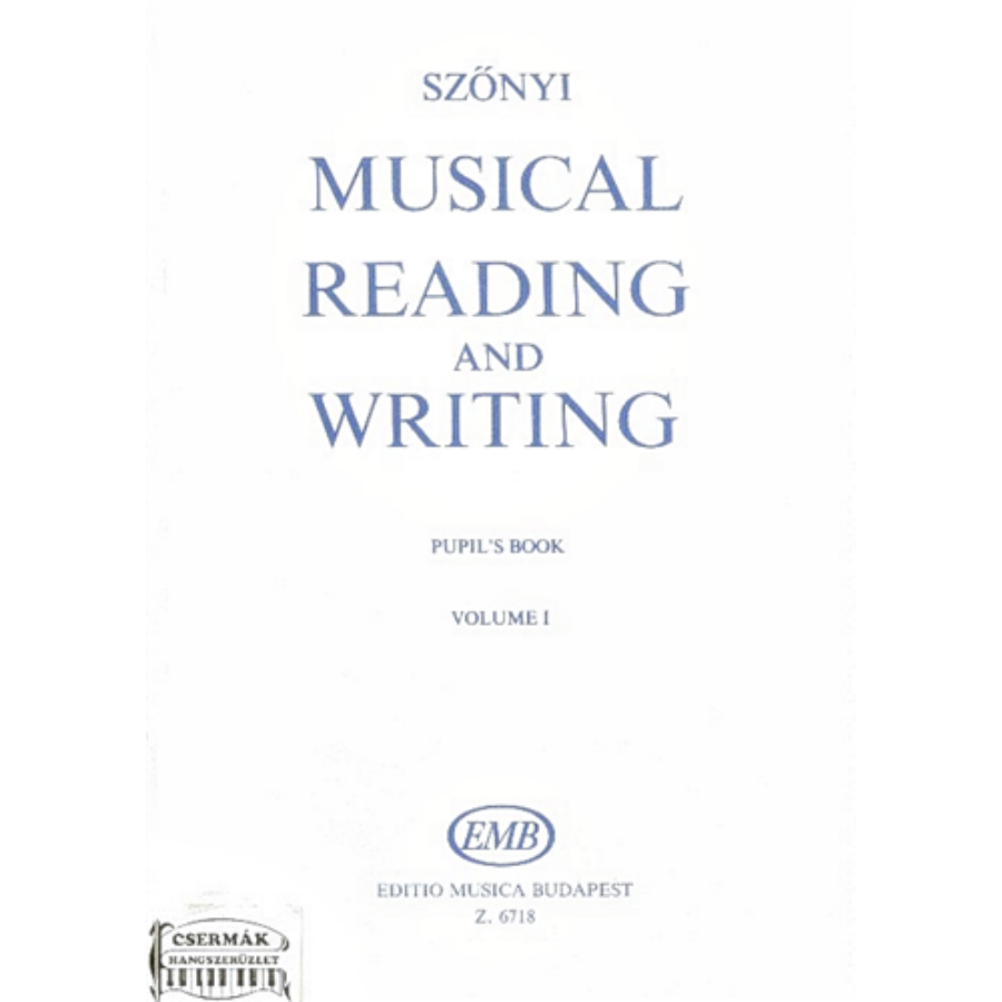 MUSICAL READING AND WRITING VOL.I.