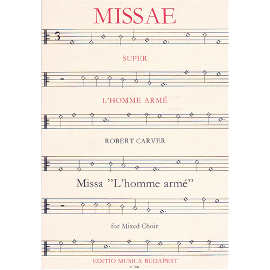 MISSA "L'HOMME ARMÉ" (SATB) VEGYESKAR A CAPELLA
