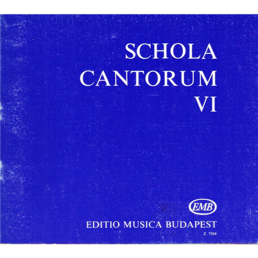 SCHOLA CANTORUM VI. KÉT ÉS HÁROMSZÓLAMÚ MOTETTÁK KARPARTITÚRA